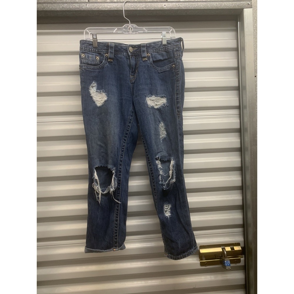 Rock Revival Anabela Women's Boyfriend Jeans Size 26 Distressed